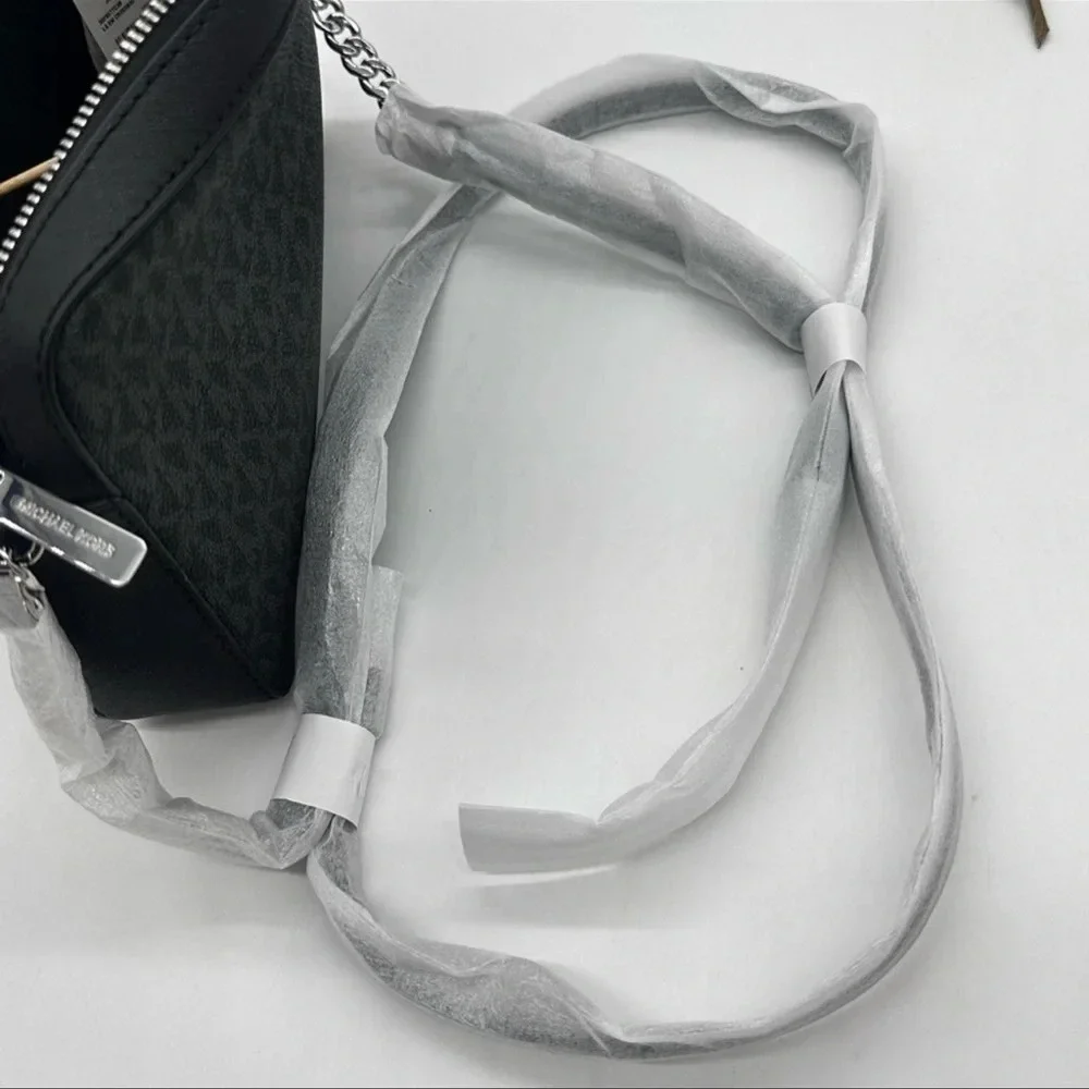 Michael Kors EW Crossbody Bag Black Leather